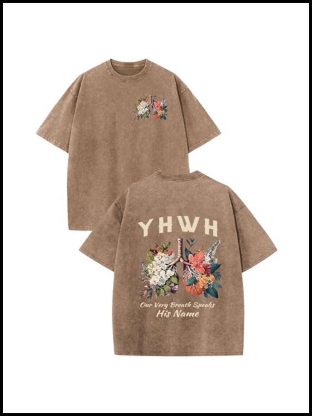 Men's Faith Over Fear T-Shirt Cotton Crew Neck Religious Graphic Tee